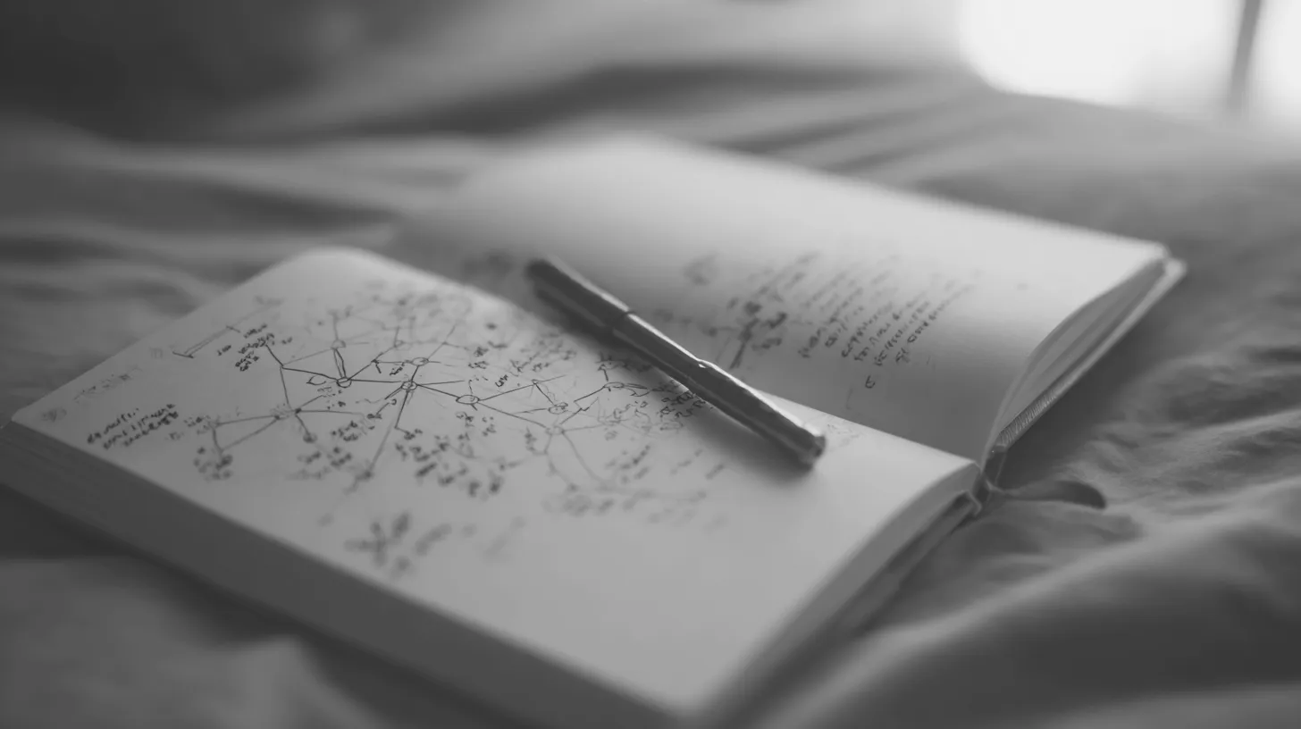 判断のフレームワークが手書きで整理されたノート